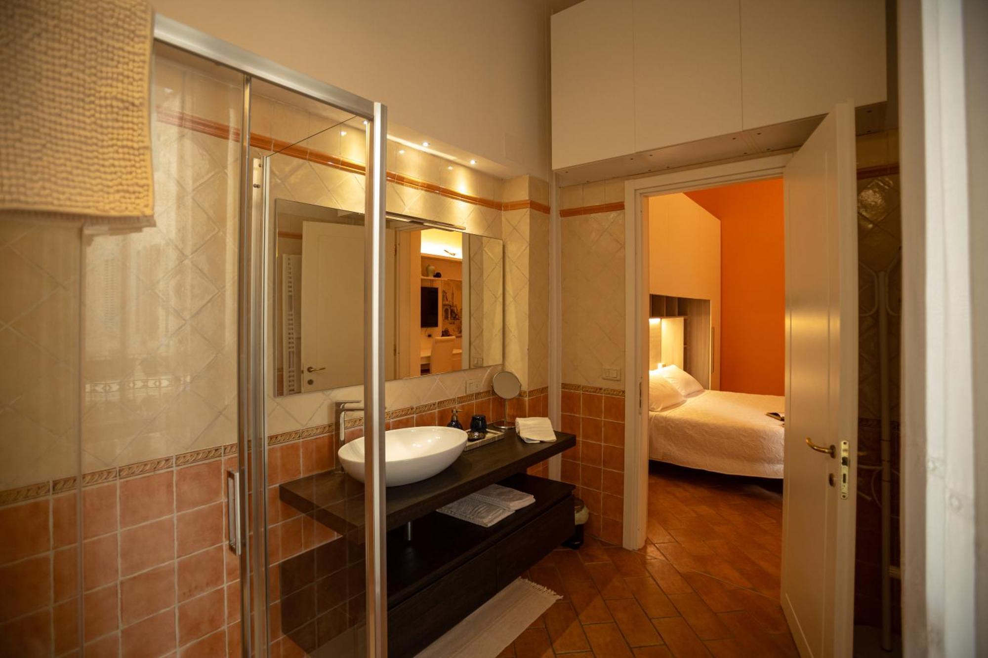 Indipendent Studio Apartment With Terrace - Parking Florenţa Exterior foto