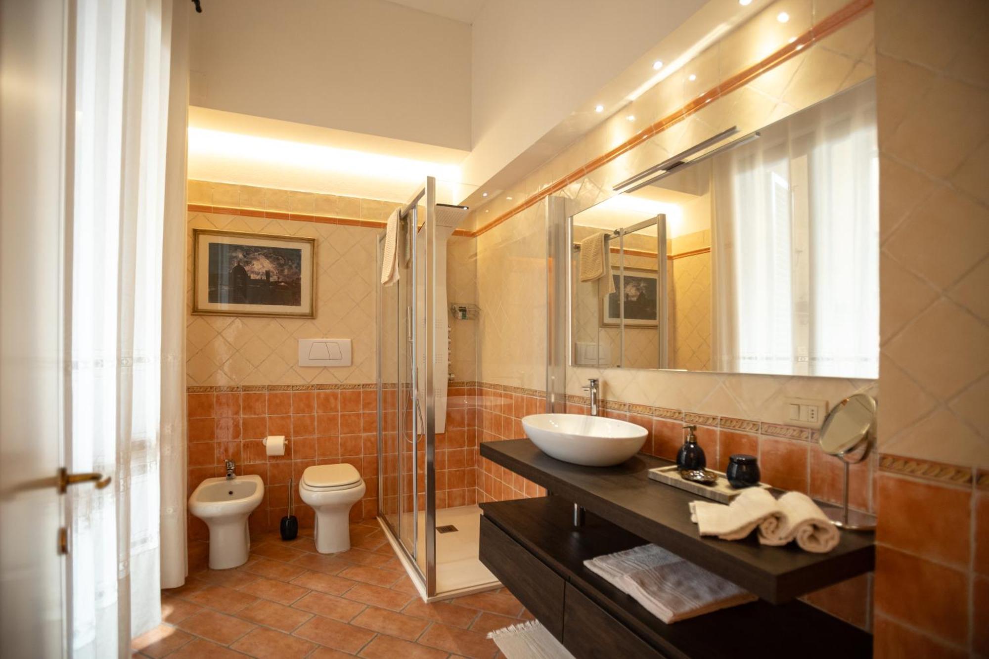 Indipendent Studio Apartment With Terrace - Parking Florenţa Exterior foto
